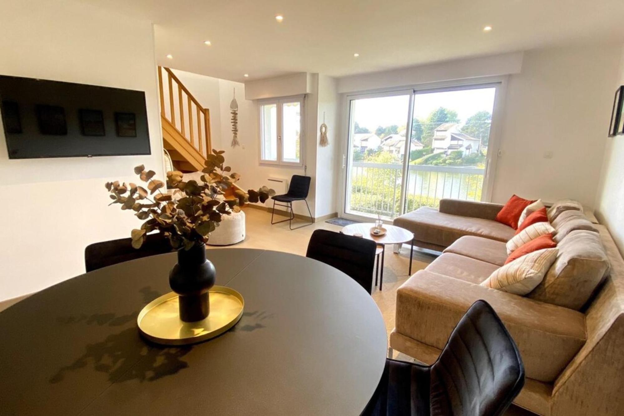 Superb Duplex With Lake View For 6 People Le Touquet Luaran gambar