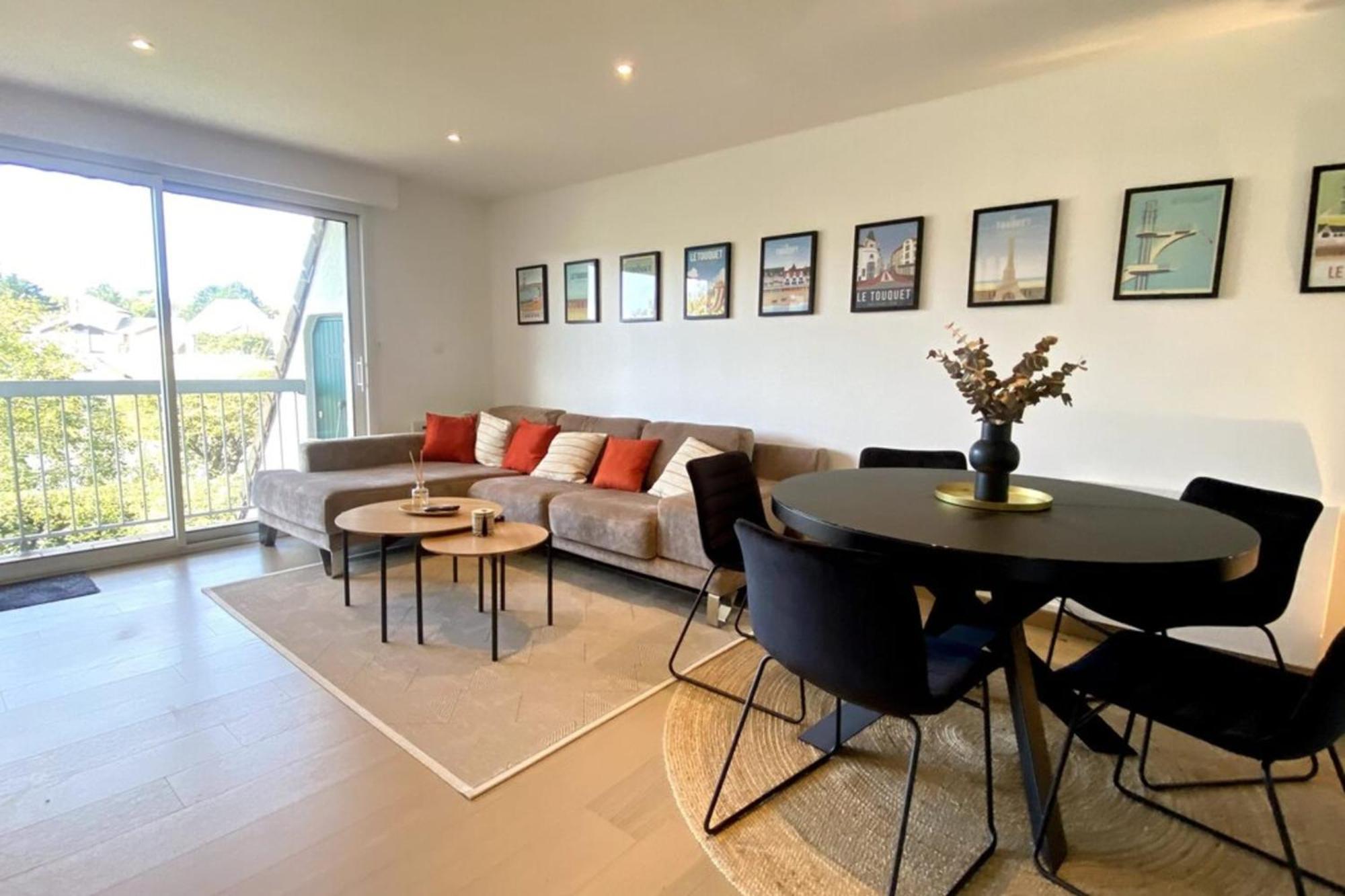 Superb Duplex With Lake View For 6 People Le Touquet Luaran gambar