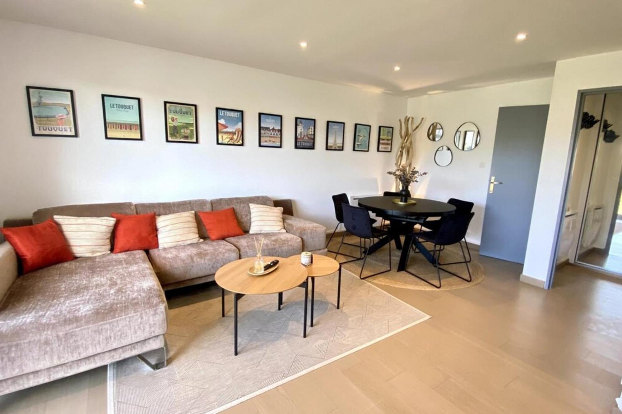 Superb Duplex With Lake View For 6 People Le Touquet Luaran gambar
