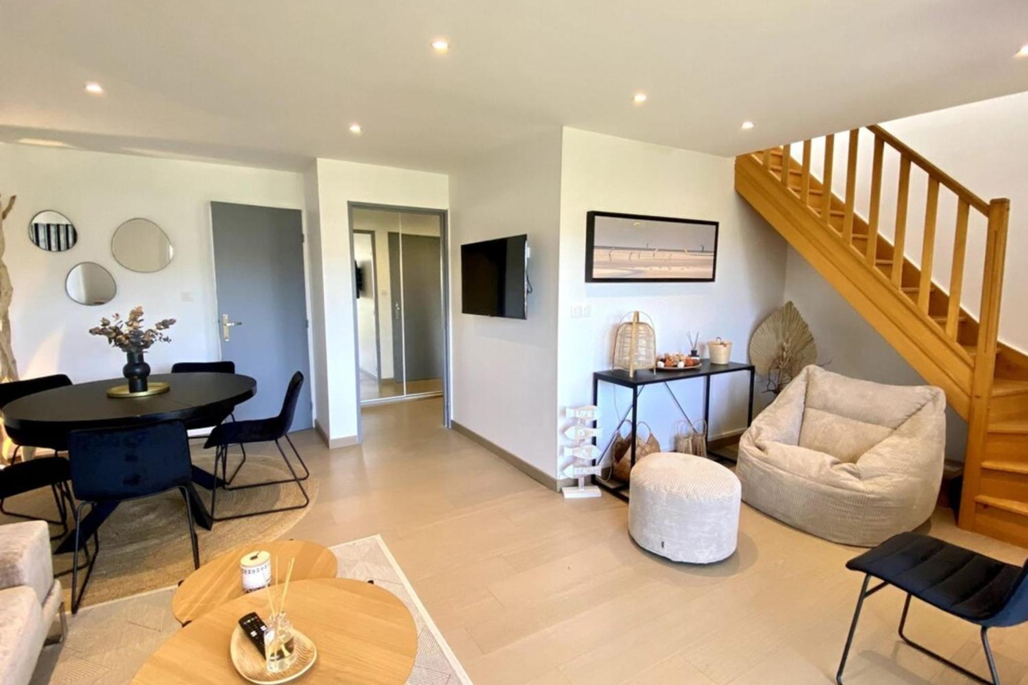 Superb Duplex With Lake View For 6 People Le Touquet Luaran gambar